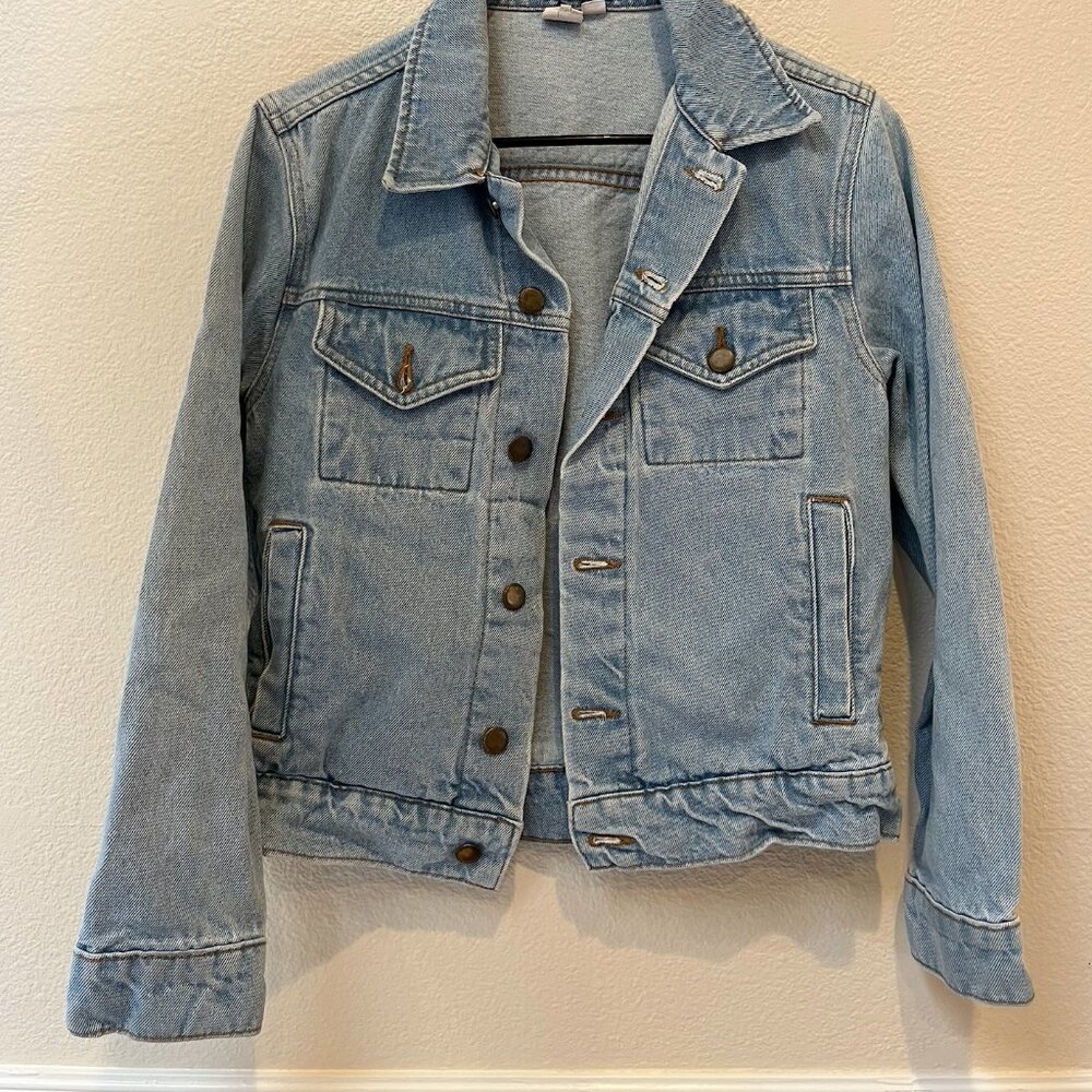 American Apparel Denim Jacket--- made in the USA